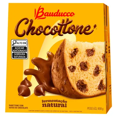 Chocottone Bauducco Gotas de Chocolate 908g