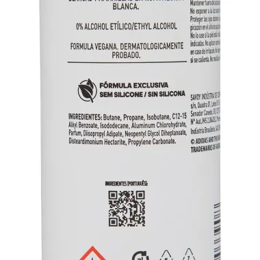Desodorante Aerossol Antitranspirante Adidas Feminino Pro Invisible 150ml