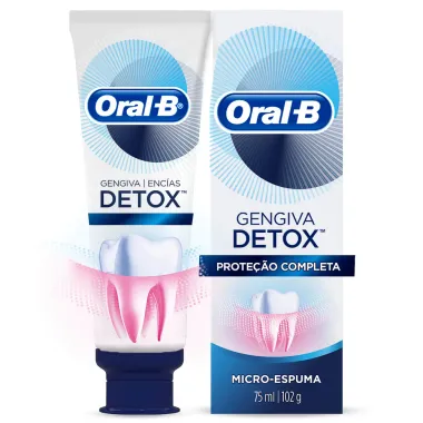 Creme Dental Oral-B Gengiva Detox Deep Clean 102g