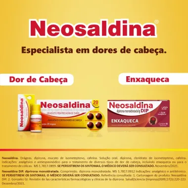 Neosaldina Dip 1g com 20 Comprimidos