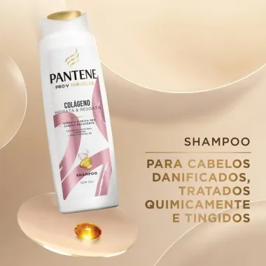 Shampoo Pantene Col&aacute;geno Hidrata e Resgata 300ml