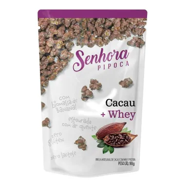 Pipoca Senhora Pipoca Cacau + Whey 90g