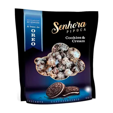 Pipoca Senhora Pipoca Cookies e Cream 100g