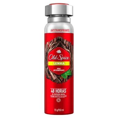 Desodorante Old Spice Lenha Spray Antitranspirante 48h 150ml