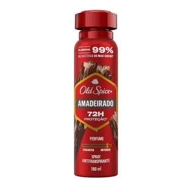 Desodorante Old Spice Amadeirado Aerossol 72h Antitranspirante 150ml