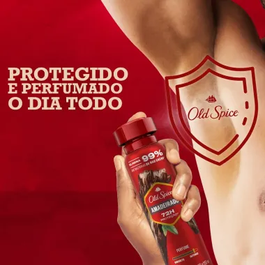 Desodorante Old Spice Amadeirado Aerossol 72h Antitranspirante 150ml