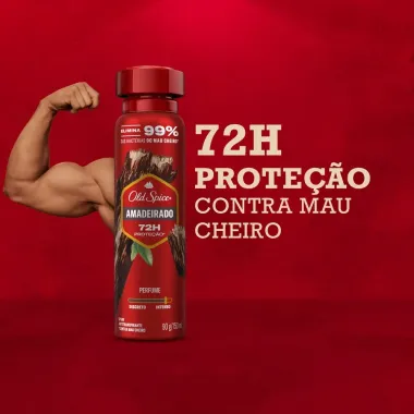 Desodorante Old Spice Amadeirado Aerossol 72h Antitranspirante 150ml