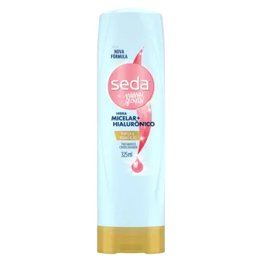 Condicionador Seda By Niina Secrets Água Micelar e Hialurônico 325ml