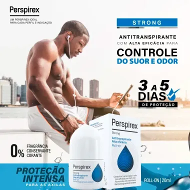 Desodorante Perspirex Strong Roll-on Antiperspirante 20ml