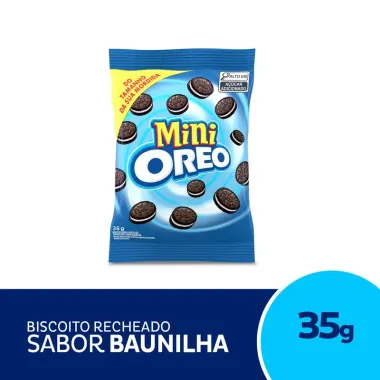 Biscoito recheado Mini Oreo original