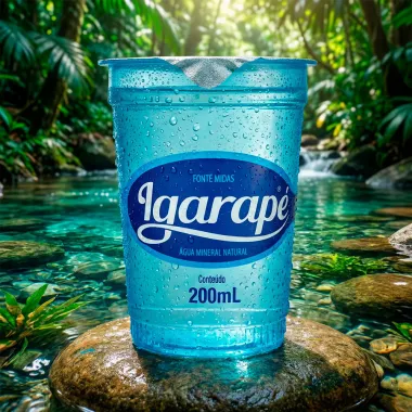&Aacute;gua Mineral Igarap&eacute; Copo 200ml