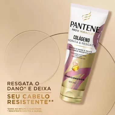 Condicionador Pantene Col&aacute;geno Hidrata e Resgata 250ml