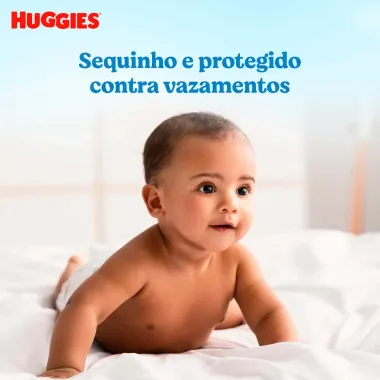 Fralda Huggies Tripla Proteção Tamanho M Pacote Hiper 92 Fraldas Descartáveis
