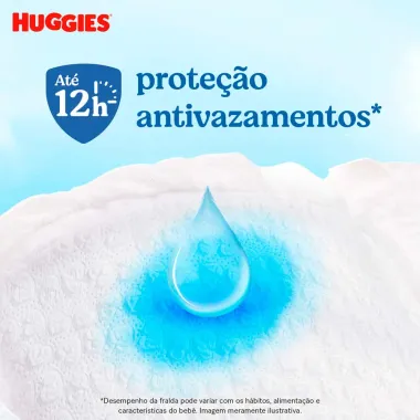 Fralda Huggies Tripla Proteção Tamanho M Pacote Hiper 92 Fraldas Descartáveis