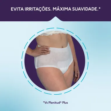 Roupa Íntima Plenitud Noturna Unissex Tamanho G/XG 14 Unidades Descartáveis