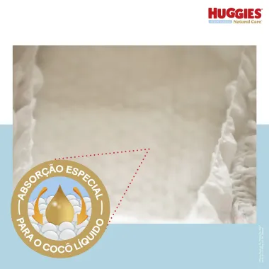 Fralda Premium Huggies Natural Care RN 34 Unidades