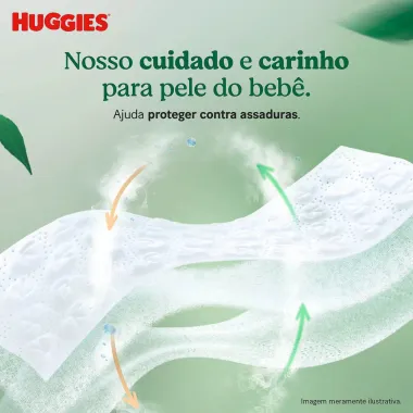 Fralda Premium Huggies Natural Care RN 34 Unidades