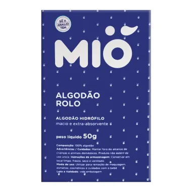 Algodão Mió Rolo Hidrófilo 50g