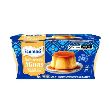 Pudim Itamb&eacute; Sabores de Minas Leite Condensado 200g