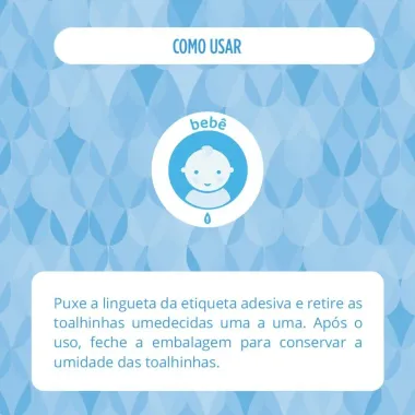 Len&ccedil;os Umedecidos Johnson's Baby Limpeza e Suavidade 44 Unidades