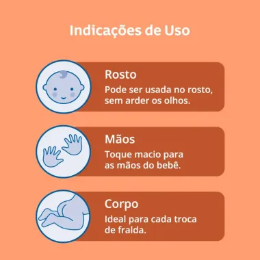 Len&ccedil;os Umedecidos Johnson's Baby Limpeza e Suavidade 44 Unidades