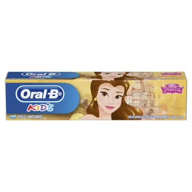 Creme Dental Infantil Oral-B Kids Princesas Personagens e Cores Sortidas 50g