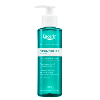 Gel de Limpeza Eucerin Dermo Pure Oil Control pele Oleosa e Antiacne 200ml