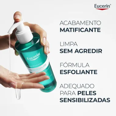 Gel de Limpeza Eucerin Dermo Pure Oil Control pele Oleosa e Antiacne 200ml