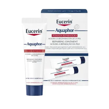 Pomada Reparadora EUCERIN Aquaphor 2 Unidades de 9g cada