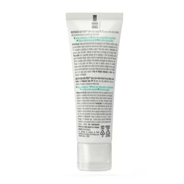 Protetor Solar Facial Neutrogena Sun Fresh Derm Care FPS 70 Pele Negra 40g