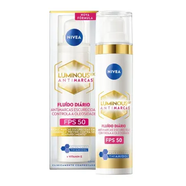 Fluido Facial Nivea Protetor Cellular Luminous 630&deg; FPS 50 40ml