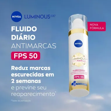 Fluido Facial Nivea Protetor Cellular Luminous 630&deg; FPS 50 40ml