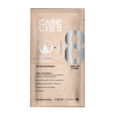P&oacute; Descolorante Care Liss Camomila Cless Abre At&eacute; 8 Tons Sach&ecirc; 8g