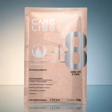 P&oacute; Descolorante Care Liss Camomila Cless Abre At&eacute; 8 Tons Sach&ecirc; 50g
