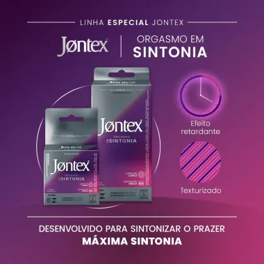 Preservativo Jontex Orgasmo em Sintonia 4 Unidades
