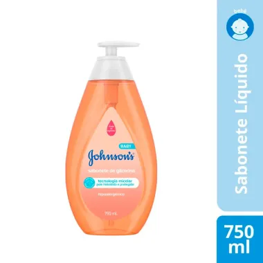 Sabonete Líquido de Glicerina Johnson's Baby 750ml