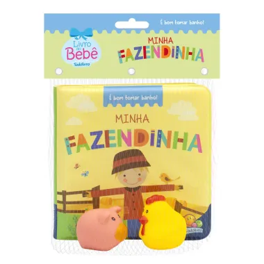 Livro Infantil É Bom Tomar Banho! Minha Fazendinha