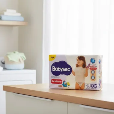 Fralda Shortinho Babysec Premium Tamanho XXG com 42 Fraldas Descartáveis