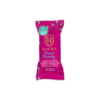 Paçoca Haoma Beauty com Ácido Hialurônico 22,5g