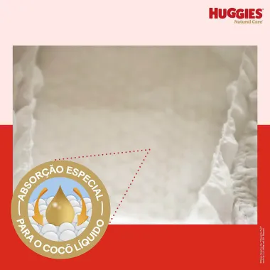 Fralda Huggies Natural Care Mega Tamanho M 32 Unidades