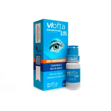 Viofta 0,15% Solução Oftálmica com 10ml