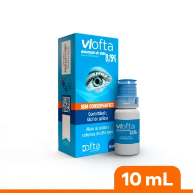 Viofta 0,15% Solução Oftálmica com 10ml