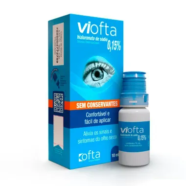 Viofta 0,15% Solução Oftálmica com 10ml