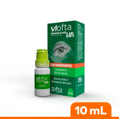 Viofta 0,40% Solução Oftálmica com 10ml