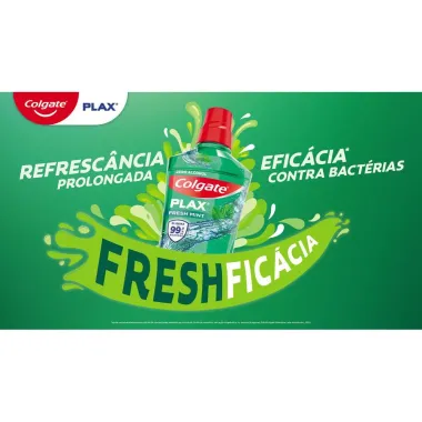 Enxaguante Bucal Colgate Plax Fresh Mint Leve 750ml Pague 500ml