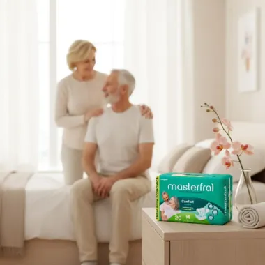 Fralda Geriátrico Masterfral Confort Unissex Tamanho M com 20 Unidades