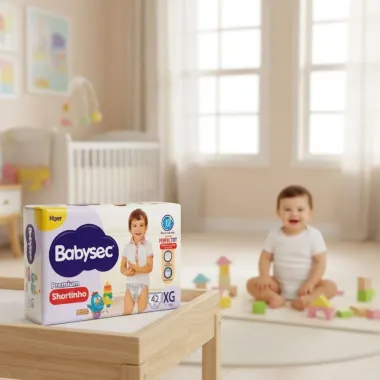 Fralda Shortinho Babysec Premium Tamanho XG com 42 Fraldas Descartáveis