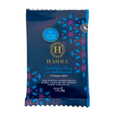 Chocolate Sleep Haoma com Melatonina 5g