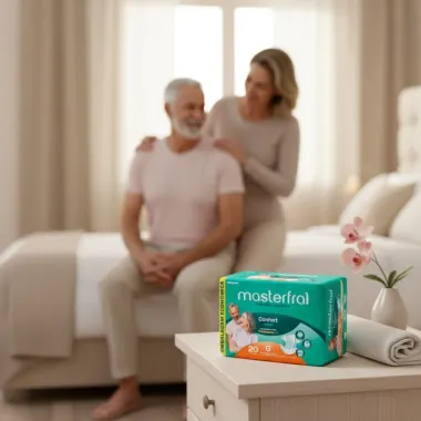 Fralda Geriátrica Masterfral Confort Unissex Tamanho G com 20 Unidades Descartáveis