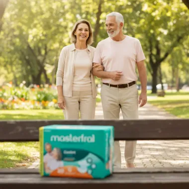 Fralda Geriátrica Masterfral Confort Unissex Tamanho G com 20 Unidades Descartáveis